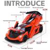 1:32 Cool Simulated Sports Car Alloy Model, High-Quality Alloy Material, Simulated Sound Effect, Return To Power