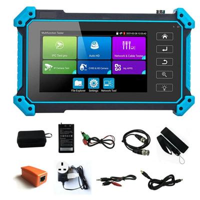Přenosný tester CCTV monitorovací kamery s 5palcovým displejem, tester analogového video monitoru přes koaxiální kabel