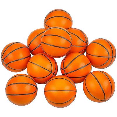 Mini Basketball Stressbälle - (pa von 12) 1,57 Zoll Kleine Schaumstoff-Basketballs für Kinder, S-Thema Partygeschenke Spielzeug Geburtstagsfeier Spiel Und Angst,