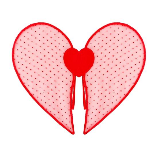 

Heart Shaped Butterfly Wings Colorful Costume for Adults Kids Valentine s Day Party Performance Prop
