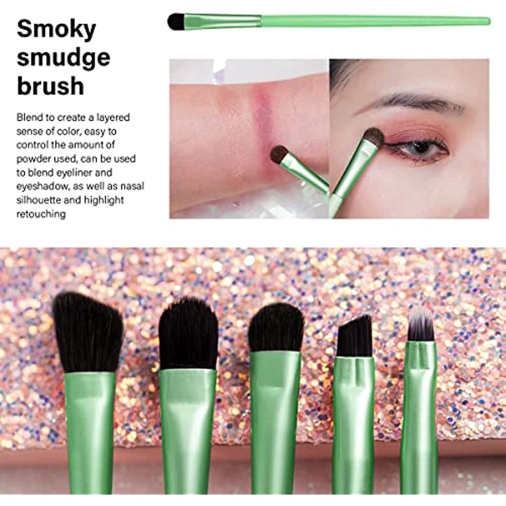 5 Pieces Eyeshadow Brushes Makeup Tool, Makeup Brushes, Professional Eye Makeup Brushes, Make Up Brush Kit For Eyeshadow, Eyeliner, Shaded