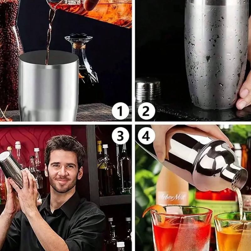 1pc Stainless steel cocktail shaker  shaker  cocktail shaker bar tool