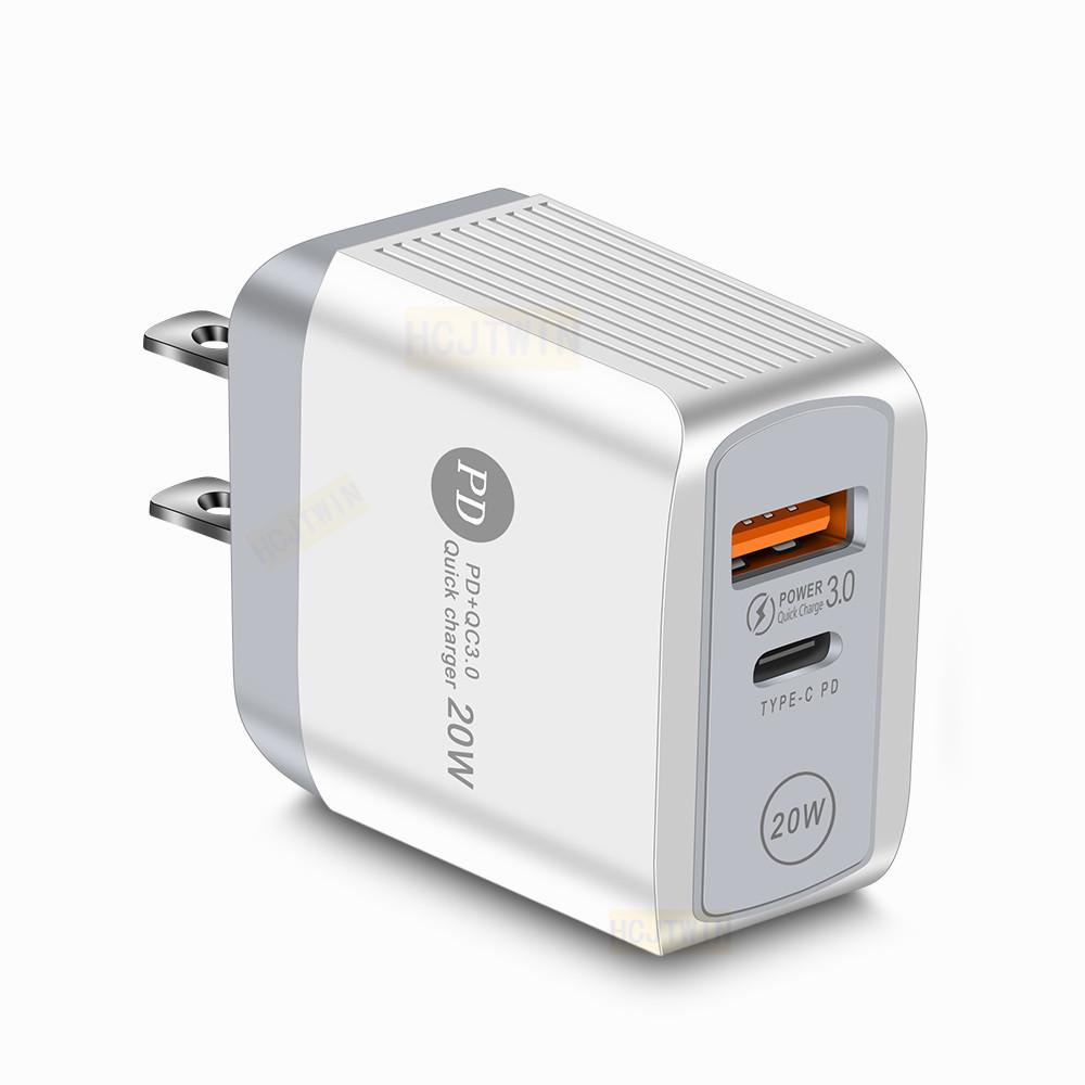QC3.0+PD20W Mobile Fast Charger - EU/UK Plug