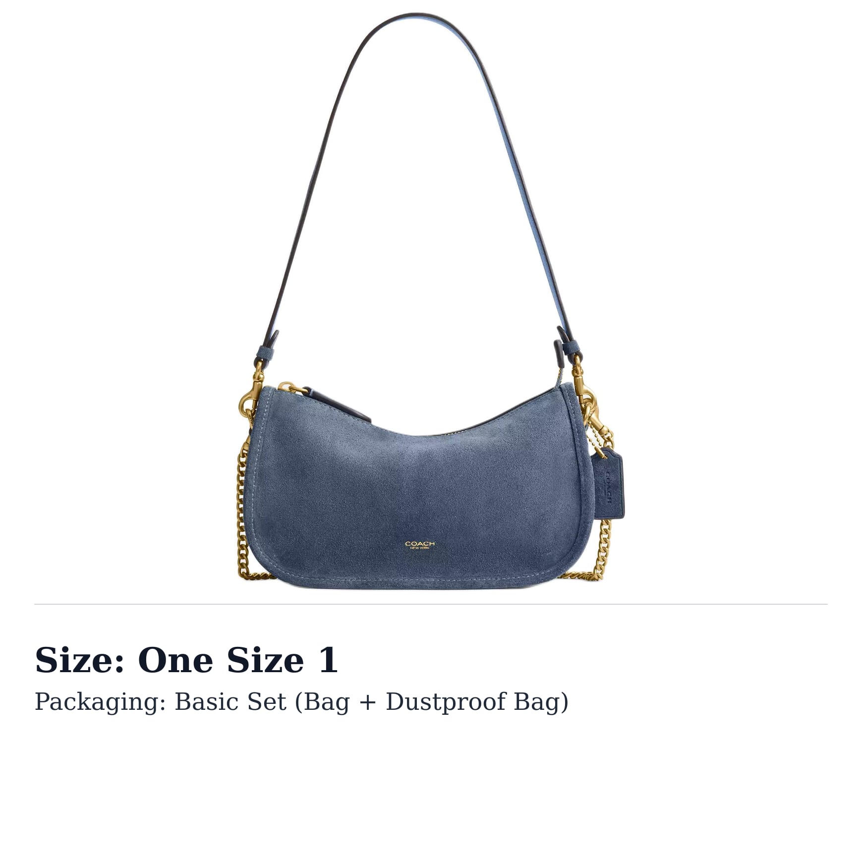 COACH Waverly Suede With Refined Calfskin