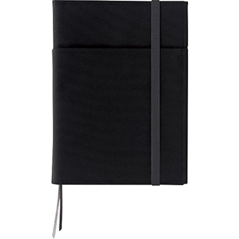 Kokuyo (KOKUYO) notebook cover notebook, compatible with systematic ring notebooks, black, A5, BD...