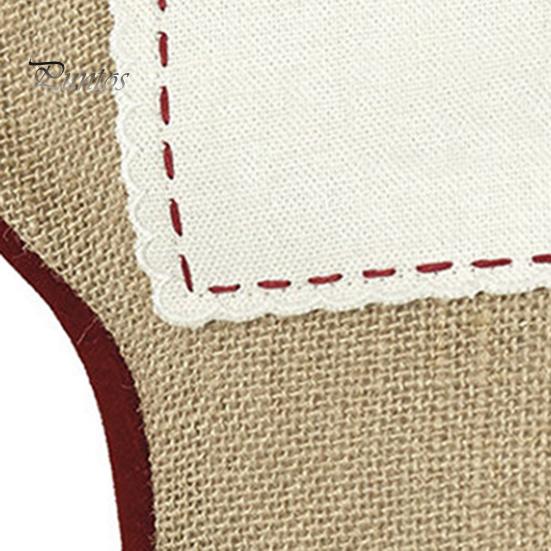 Christmas Gift Bag Easy To Hang Increase Atmosphere Festive Dog Bone Socks Gift Bag
