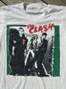 The Clash CZŁONKOWIE ZESPOŁU Biała Bawełniana Koszulka Unisex Pełny Rozmiar S-5XL