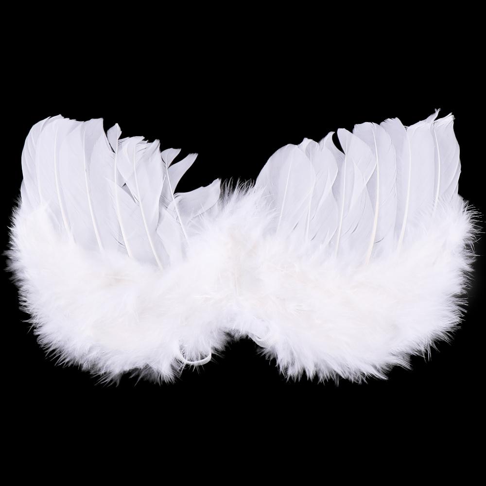 Hot Selling Cute Wings Photo Angel Baby White Kids Feather For Decoration