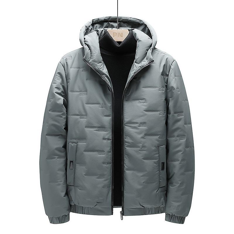 - Cotton Clothes Men's Trendy Hooded Cotton Clothes Autumn and Winter New Handsome Casual Men's Jackets Men's Cotton