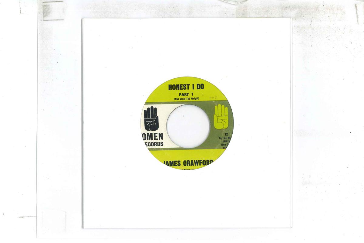 

7inch Record JAMES CRAWFORD Honest I Do 12 OMEN 1966 US SoulFunk Used