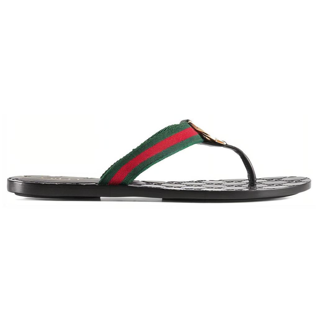 Gucci GG Thong Web Sandals Black Women's 270374 H9020 8476