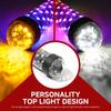 2PCS 1FT RGB LED Antennas With Warning Lights Antenna Led Bar Spiral Sequential Whip Light Off-road And UTV Accessories