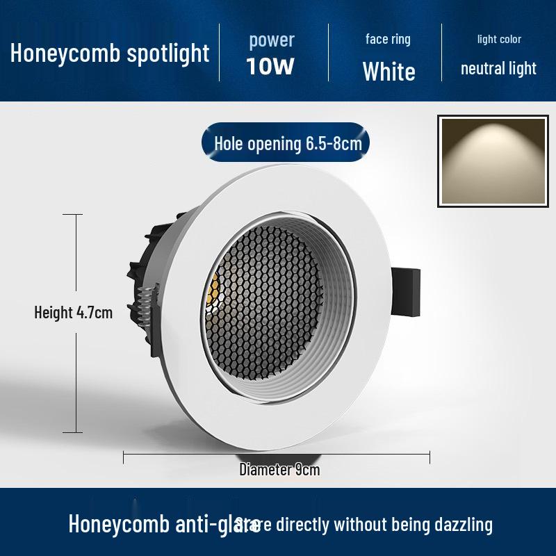 Recessed Super Bright Ceiling Downlight for Home and Commercial Spaces