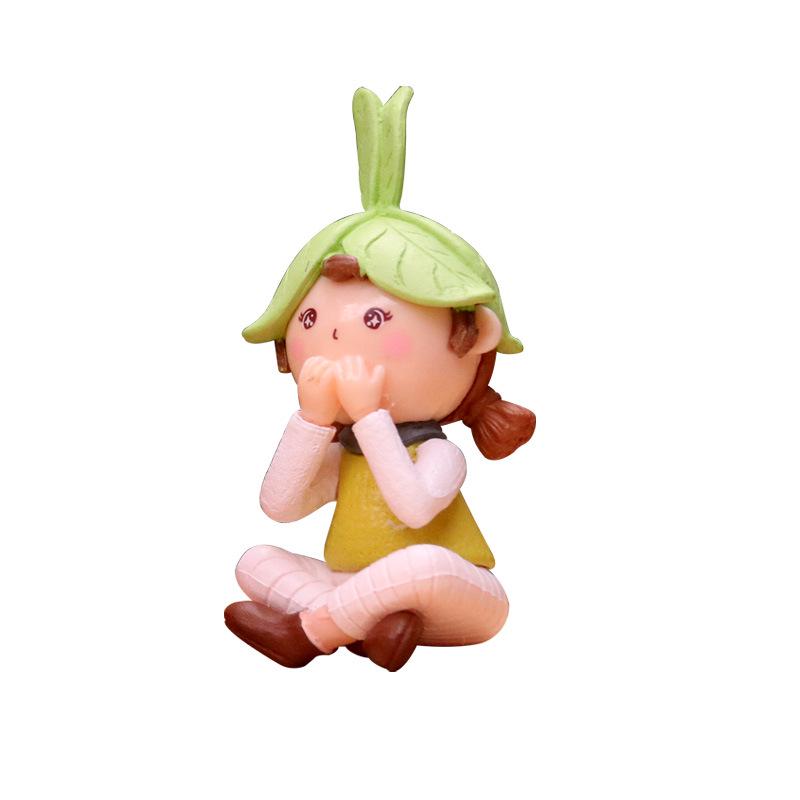 Adorable Baby Doll Figurine Trio: See No, Hear No, Speak No Evil - Desktop Decoration & Micro Landscape Ornament