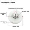 Smooth Sliding Drawer Bearing Pulley 4Pcs with Screw M6 External Thread Wear Resistant Wheels for Closet Cabinet Moving