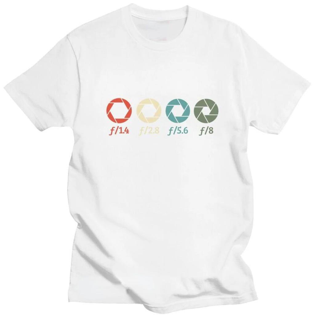 What The F Photographer T-Shirt Camera Aperture Print Tee Leisure Streetwear Short Sleeve Casual Top for Women Daily Wear