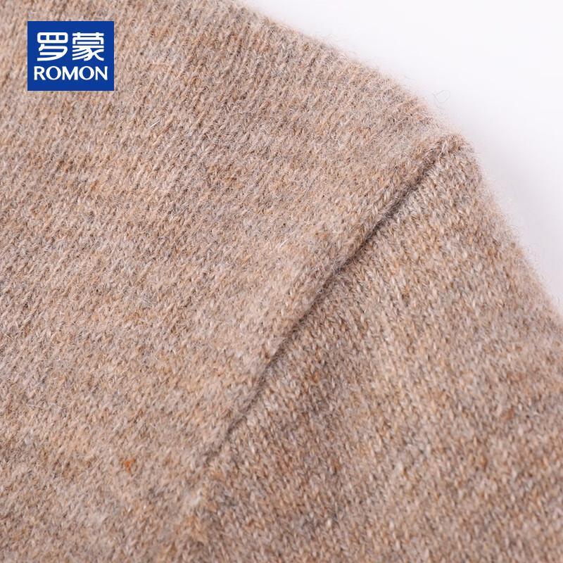 ROMON Men's 100% Pure Cashmere Thickened Pullover Sweater