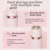 Dual-Head Women's Electric Epilator and Pubic Hair Trimmer
