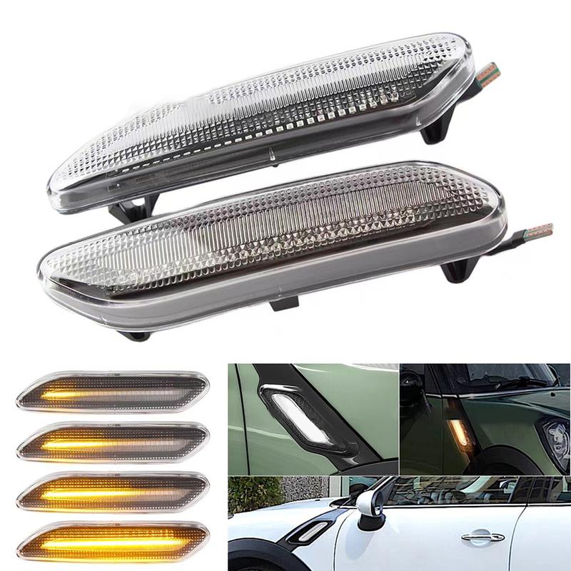

For MINI Cooper R60 R61 2010 2016 LED Front Turn Signal Lights Clear Marker Lights for Improved Safety and Style