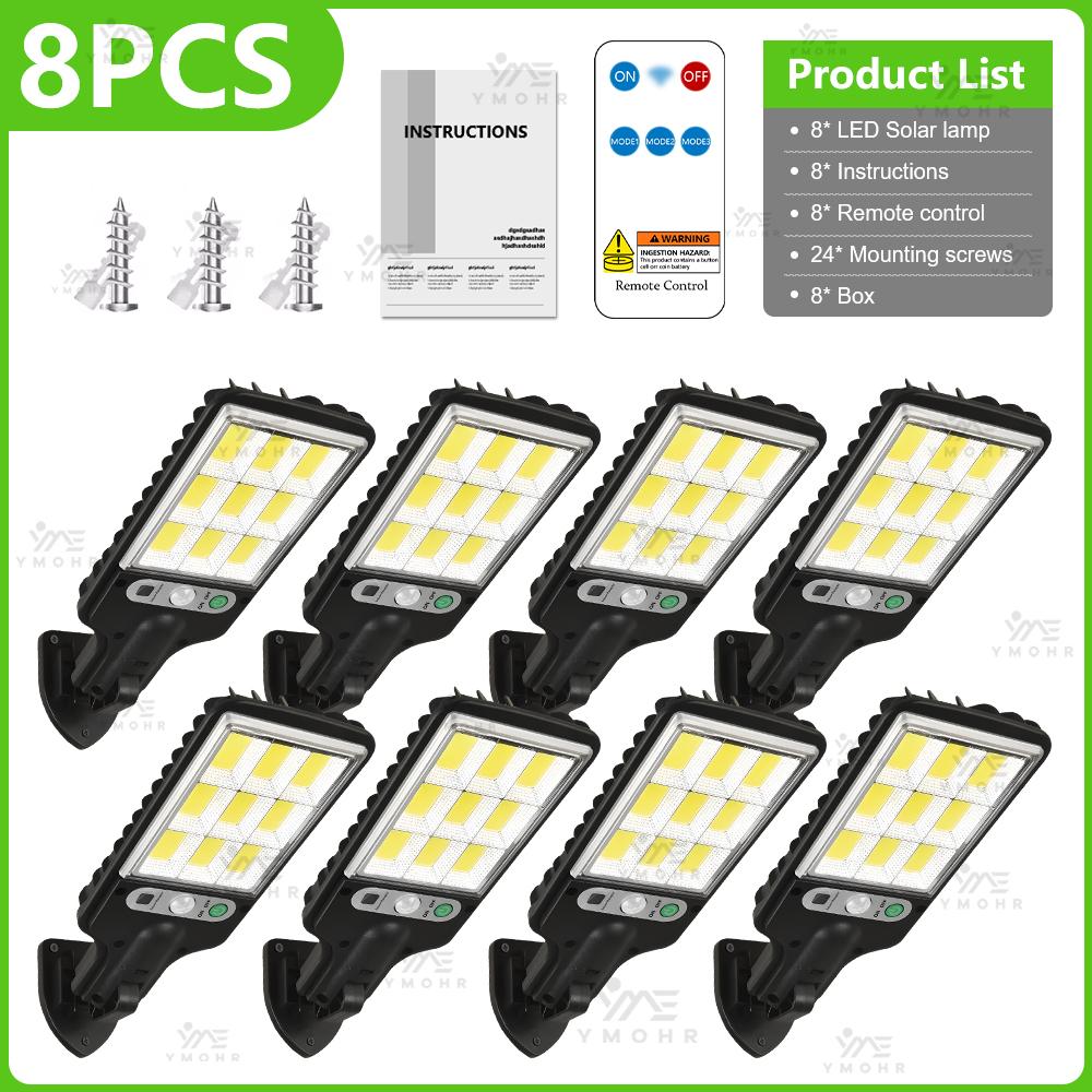 1-8PCS Solar Stainless Steel Step Light Solar Outdoor Lights Waterproof Garden Fence Decoration Wall Lamp for Patio Street Yard