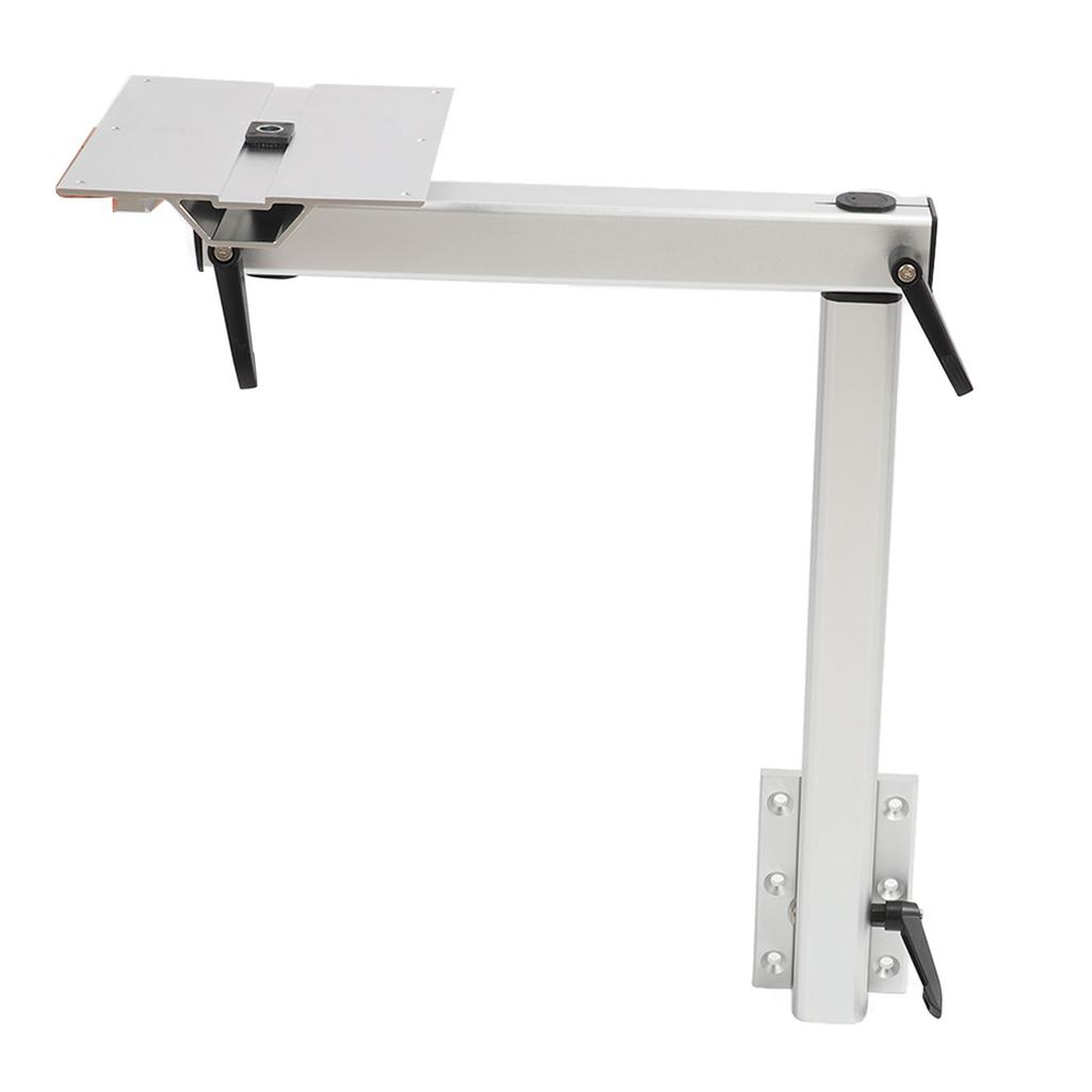 Removable Table Leg 360 Degree Rotation Height Adjustable Aluminum Alloy for Yachts RV Motorhome Silver