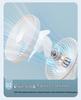 USB Rechargeable Desktop Fan - Silent, Dual-Use with Brushless Motor