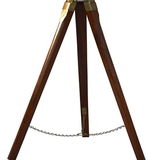 Nautical Handmade Floor Lamp LED Antique Fixed Spot Search Light 101.6 Cm
