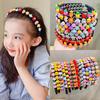 Summer Cartoon Wave Headband Children'S Candy Color Headband Hairpin Bangs Broken Hair Finishing Artifact Girls Hair Accessories Women