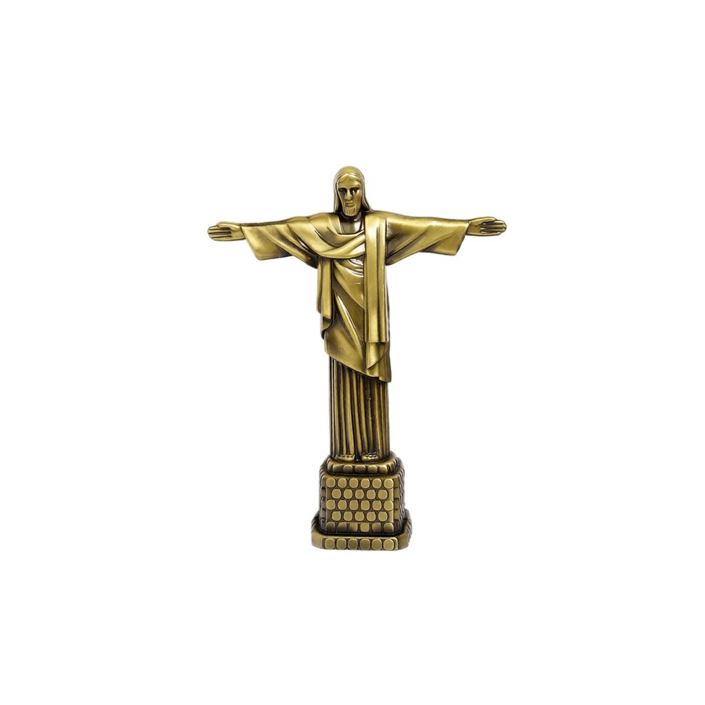 Metal Craft Decorative Landmark Statue Model European Style Living Room Dining Room Festival Souvenir Gift Home Office Ornament
