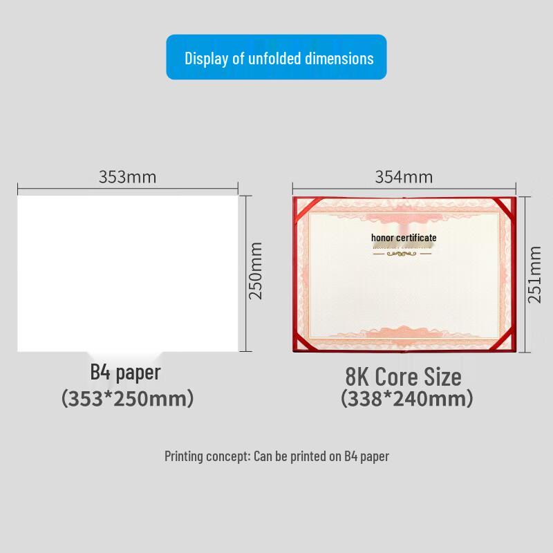 Classic 8K Award Certificate Cover