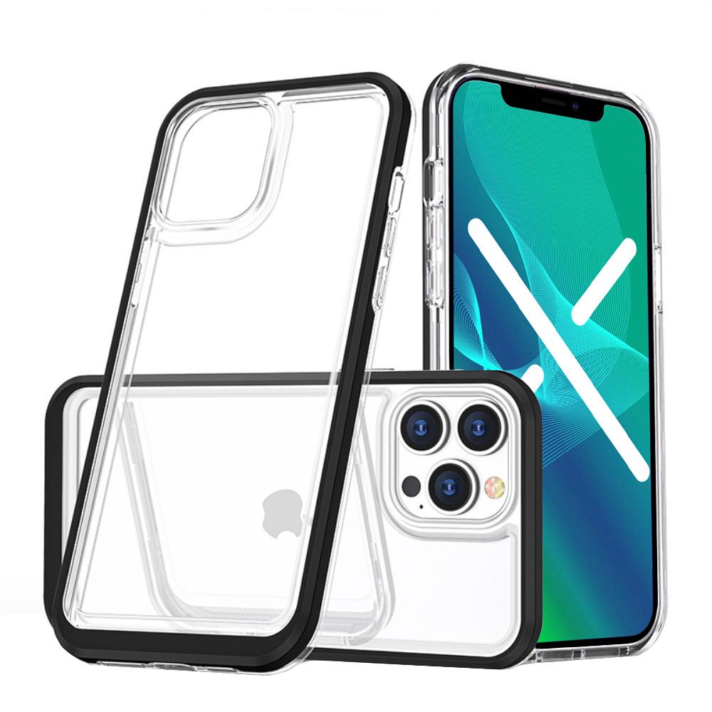 ERBORD case for iPhone 13 Pro, Hybrid Frame, Black