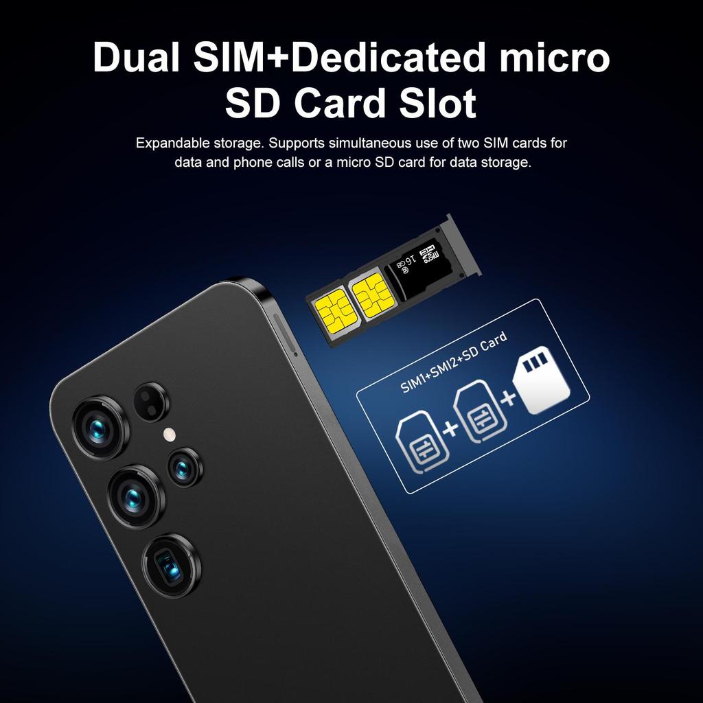 S26 Ultra 7.3-Inch Android Phone with 16+1T Storage - Top Cross-Border Mobile Hot Seller