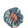 Luxury Sleep Pillow & Extra-Large Satin Hair Ring - Gentle On Hair, Perfect for Buns, Elastic Band Style