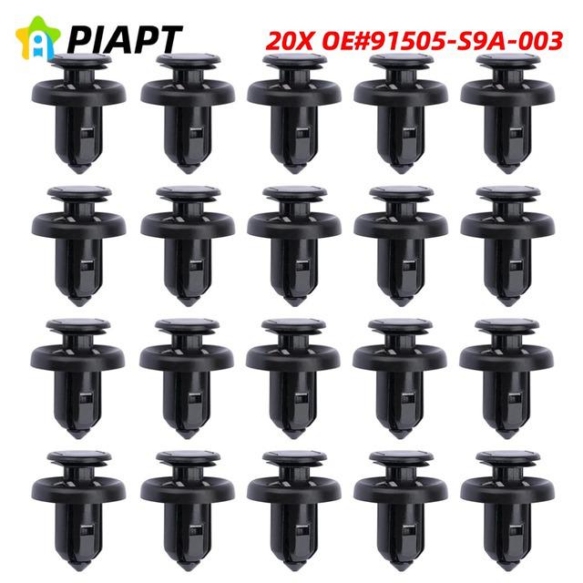 20PCS OE#91506-S9A-003 Honda Acura Bumper, Fender, Grille, Splash Guard Clips
