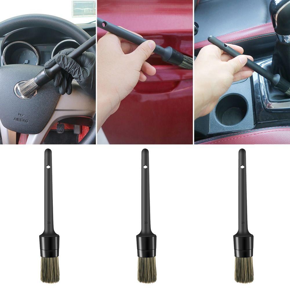 

1/3 шт. із загостреною дротяною автодетальною щіткою для внутрішньої щілини двигуна для автомийки 3pcs-10+14+18