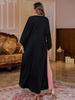 Dubai Travel Casual Muslim Women's Embroidered Arabian Robe