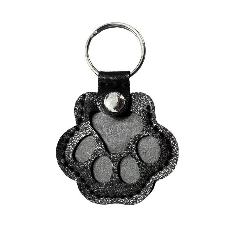 1PC Wear-resistant Bag Unique Hollow Shape Pet Collars Pet Hair Keychain Car Keys Pet Hair Convenient Companionship Durable