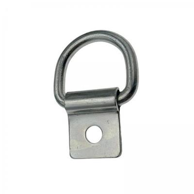 Sturdy Towing D Loop Tie Down Anchor Galvanized Iron Hook for Campers Marine Latch Trailer Control
