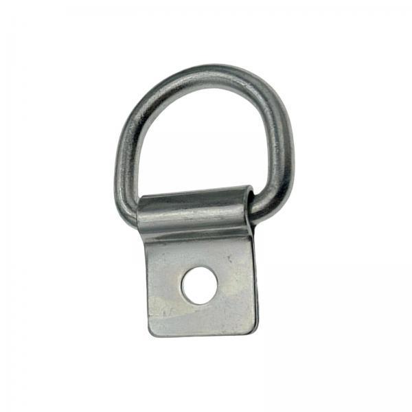 Sturdy Towing D Loop Tie Down Anchor Galvanized Iron Hook for Campers Marine Latch Trailer Control