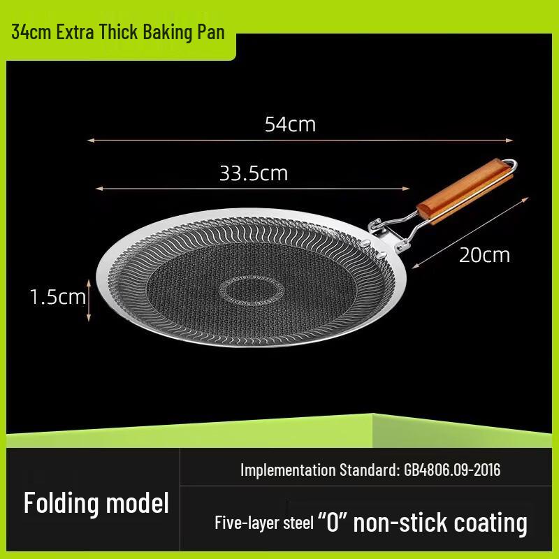 316L Stainless Steel Foldable Outdoor Korean BBQ Grill Pan