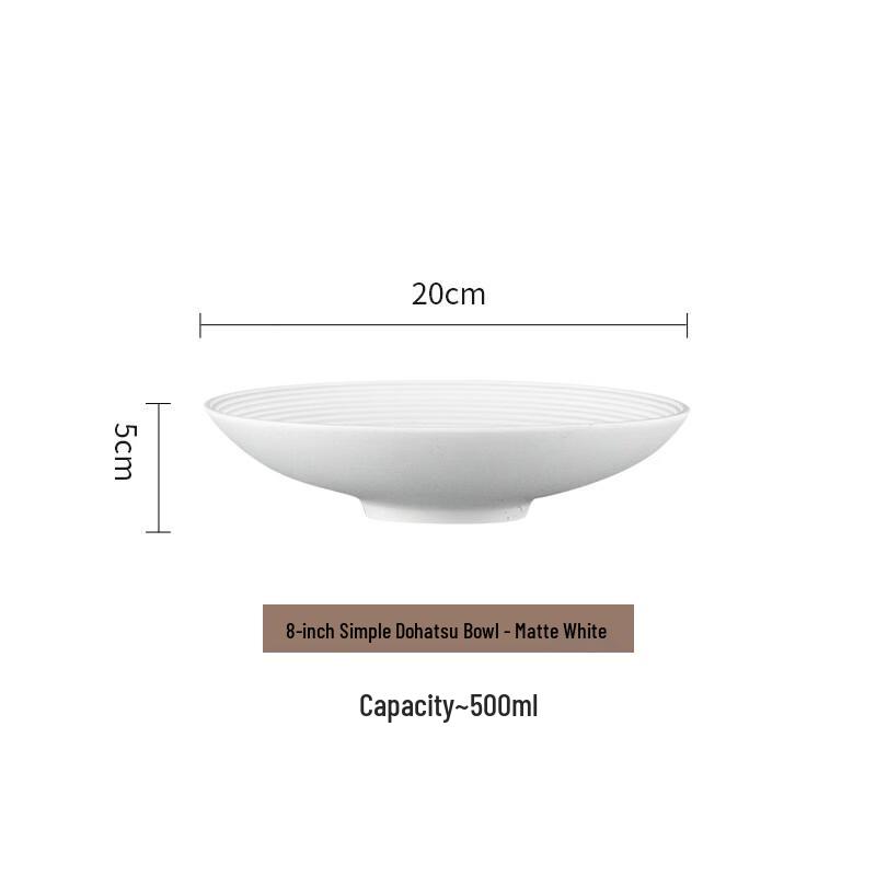 

ZISIZ Ceramic Bell Hat Bowl