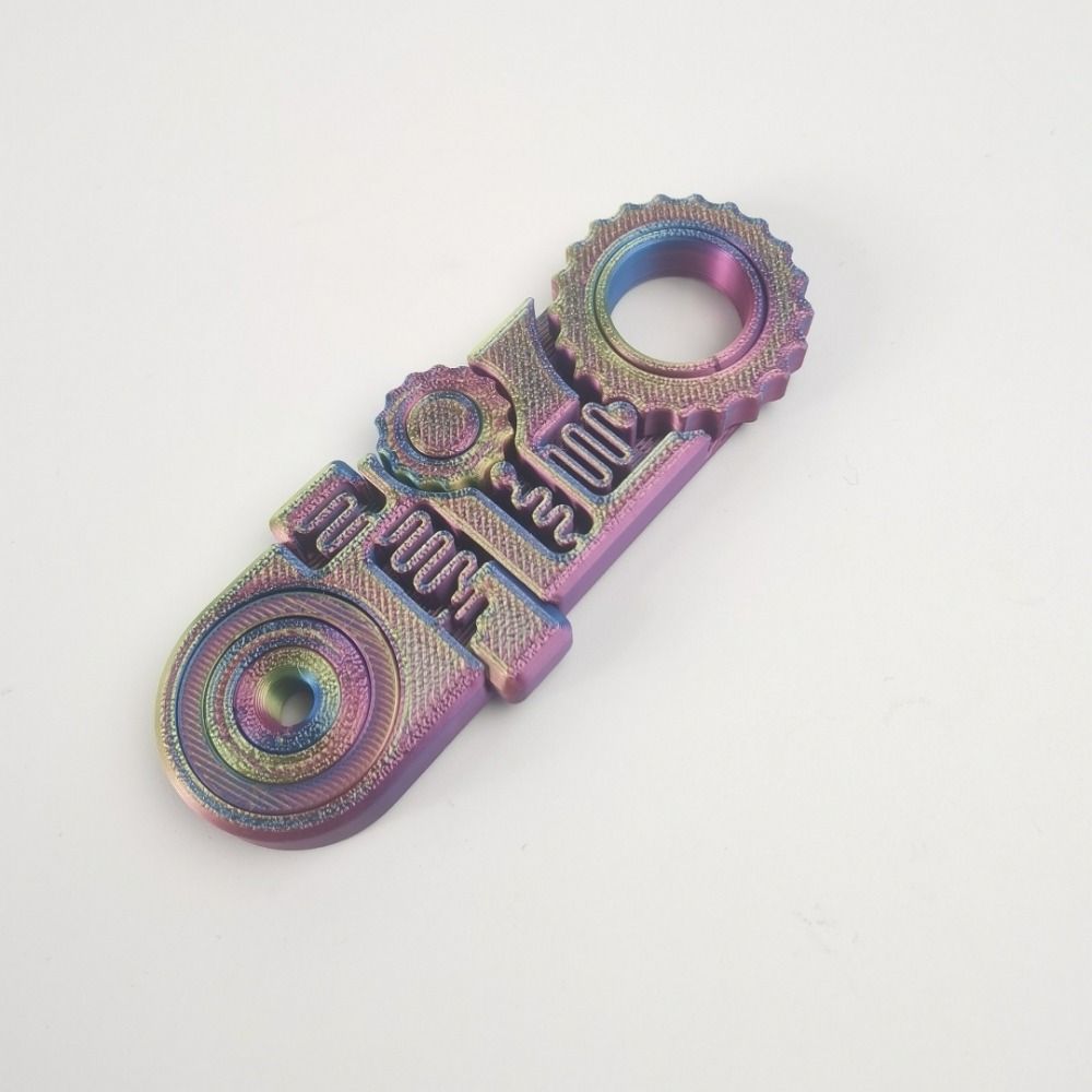 3D Printing Hand Spinner Gearwheel Spinning Top Spring Gear Chain Gyroscope  Classic Toys