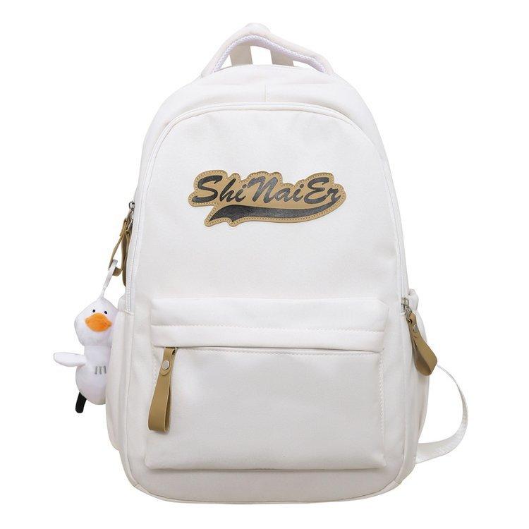 

жіночий чоловічий рюкзак Молодша школа Шкільний рюкзак Студентський рюкзак для ноутбука білий