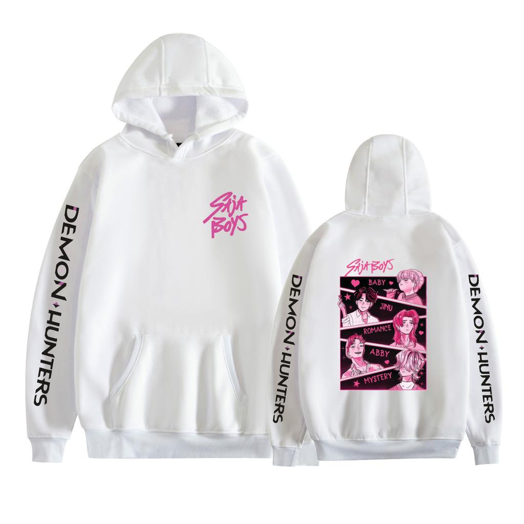 New Unisex KPop Demon Hunters Hoodie Sweatshirt for Mens Womens CARTOON Printed Cool Streetwear