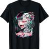Psychedelic Cyberpunk Trippy Rainbow Cyber Psycho T-Shirt