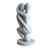 Three-dimensional Effect Statue 3D Printed Hugging Couple Sculpture, Abstract Embrace Figurine with Smooth Curves, Minimalist Balanced Weight Ornament