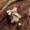 Christmas Wind Chime Ornament Plush Furry Tree Bell Pendant Decorative Doorbell Ornament for Tree Car Home Holiday Decor
