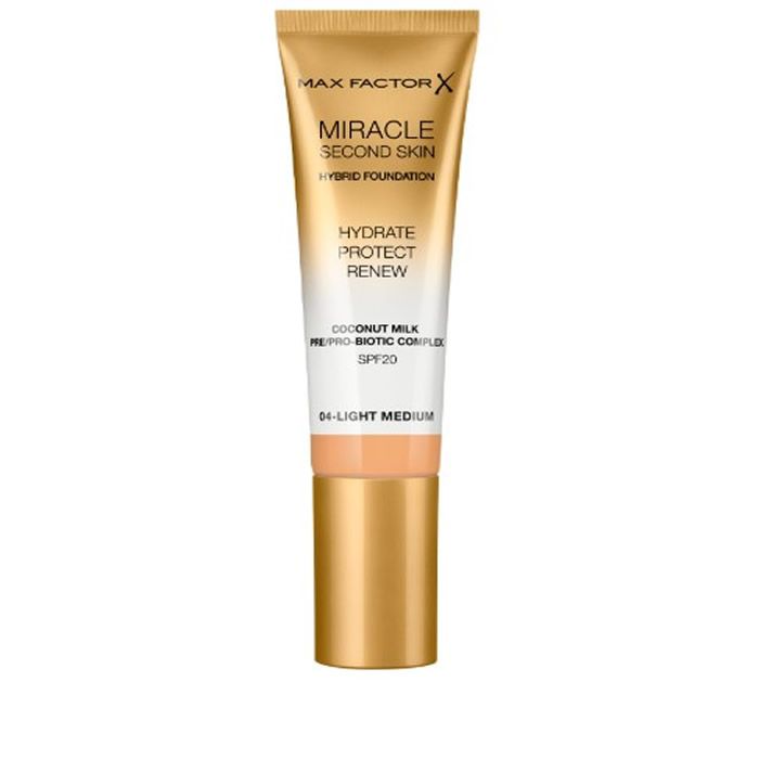 

Max Factor Miracle Second Skin Spf20 4 Light Medium 30 мл