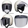 Shield Shield Light Smoke Jet Helmet Full Face Vintage Be Attached To Super Compatible with General SG Standard Helmets TT&CO. Flip-up [Can