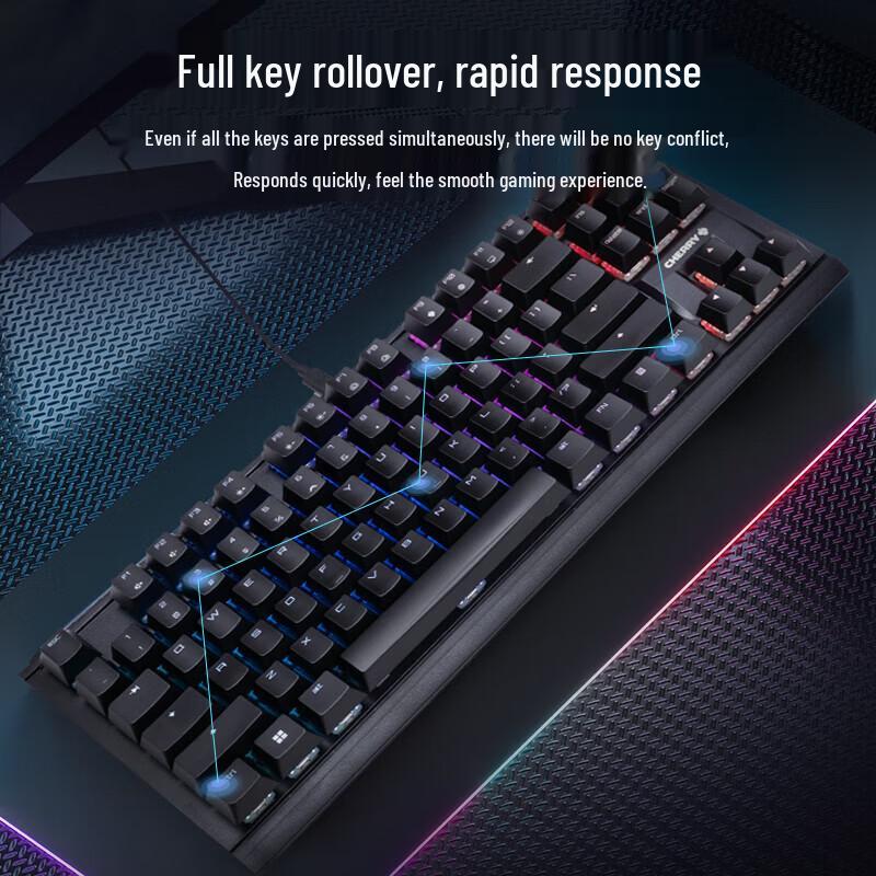 CHERRY MX1.1 Aurora RGB Mechanical Gaming Keyboard